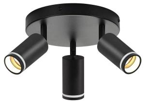 Потолочный светильник Nettlife Coesfeld 3-flammig, черный - металл - 20 x 17 x 20 см