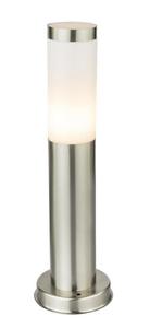 Светодиодная наружная лампа Globo, 13,1x45 см, цвета нержавеющей стали