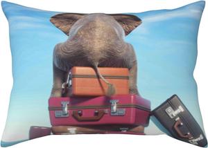 Pevtufa Наволочка с принтом "Сидящий слон" Elephant Sits