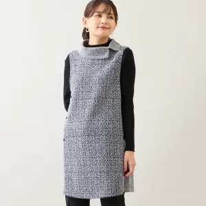 Жилет-туника с отложным воротником, пригодный для стирки Lobjie, цвет Blue