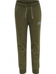 Зауженные брюки Hummel, оливковое