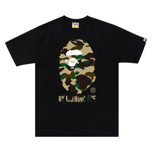 Футболка BAPE 1st Camo By Bathing Ape, цвет черный/желтый