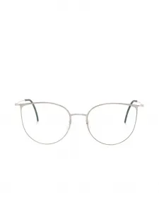 Очки в круглой оправе Lindberg, серый