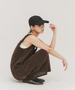 Платье из велюра, растягивающегося в двух направлениях Kbf, цвет Dark Brown