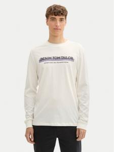 Лонгслив regular fit 1043888 Tom Tailor Denim, белый