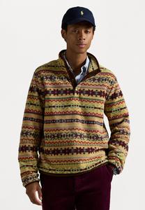 Джемпер Polo Ralph Lauren FAIR ISLE-INSPIRED FLEECE PULLOVER, Camel Combo/Black