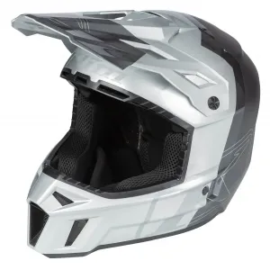 Внедорожный шлем F3 Carbon Pro Tilt Klim, серо-коричневый/светло-серый