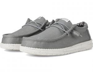 Лоферы Hey Dude Wally Stretch Canvas, серый