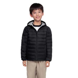 Детская ультралегкая пуховая куртка Rokka&Rolla для мальчиков, которую можно сложить и убрать, черный