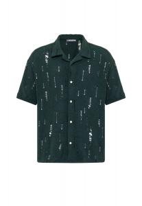 Dandalo Рубашка на пуговицах Regular fit в зеленом цвете