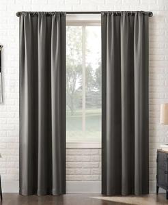 Бергенский театральный класс Extreme 100% затемняющий карниз с карманной штораю для штор Sun Zero, серый