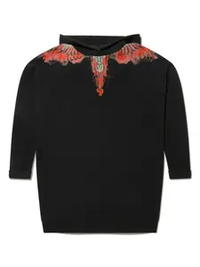 Худи с графичным принтом County Of Milan Kids, черный