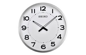 SEIKO Часы Quartz Movement Plastic Wall Clock Unisex White