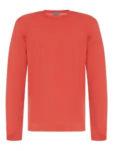 Футболка из хлопка с длинными рукавами Hanro, красный