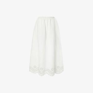 Шаровары Malina Chara с вышивкой, белый