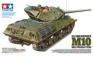 Пластиковая модель Us M10 среднего производства Tamiya