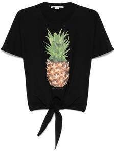 Stella McCartney футболка Pineapple, черный