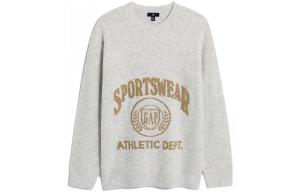 Свитер Unisex GAP, серо-белый