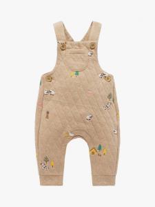 Детский комплект стеганого комбинезона из хлопковой смеси Purebaby, Veggie Patch Print