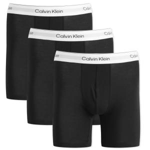 Боксеры Icon - 3 шт. в упаковке Calvin Klein, черно-белый