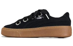 Кроссовки PUMA Platform Kiss Suede 'Black' Women's