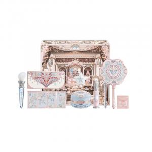 Жидкая помада FlowerKnows, румяна и тени для век наборы для макияжа легко растушевываются натуральный глянцевый эффект для губ Flower Knows