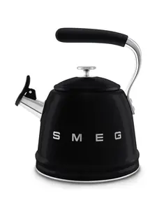 Чайник со свистком Smeg, черный