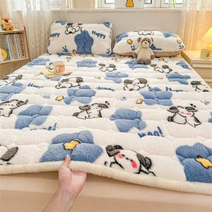 Yalu Матрас 120x200 см, A-класс, молочный флис, тедди флис