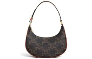 Сумка через плечо из кожи AVA от CELINE, цвет рыжевато-коричневый