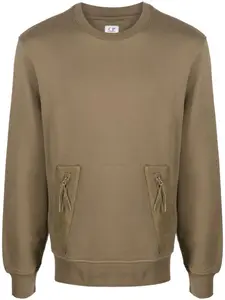 Толстовка с карманом на рукаве C.P. Company, зеленый