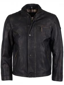 Кожаная куртка JCC 1416, черный