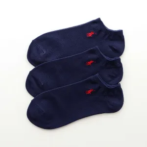 Polo ralph lauren набор из 3 носки пике длиной до колена, цвет 04. Navy X 3