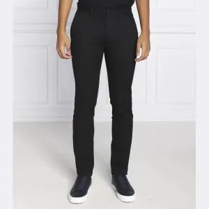Узкие брюки-чиносы пима Tommy Hilfiger, черный