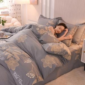 FUANNA Комплект постельного белья 3 предмета, простыня 120 см, пододеяльник 160x210 см