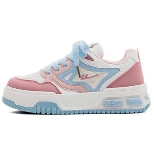 Кроссовки WARRIOR Skateboarding Shoes Women's Low-top Maroon/Beige/Navy, темно-синий