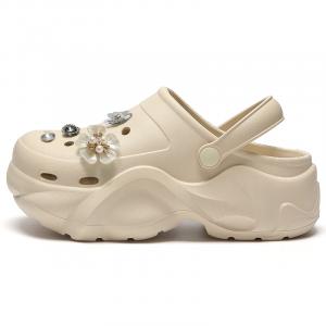 Cat power Женские сабо кофе с алмазным цветочным принтом, цвет Coffee (Diamond Floral)