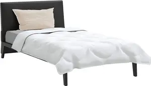 Комплект постельного белья с подушками, 2 шт., белая микрофибра vidaXL