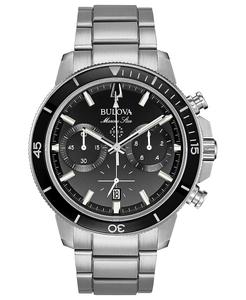 Мужские часы-хронограф Marine Star с браслетом из нержавеющей стали, 45 мм Bulova