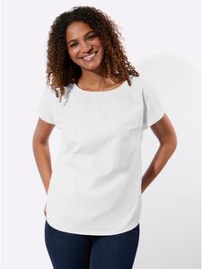 Хлопковая блузка цвета экрю WITT WEIDEN