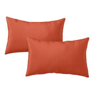 Greendale Home Fashions Outdoor 2 шт. Прямоугольные декоративные подушки, цвет Rust