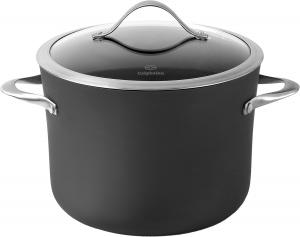 Calphalon Contemporary Hard-Anodized алюминиевая антипригарная посуда, кастрюля, 7,6 л, черная