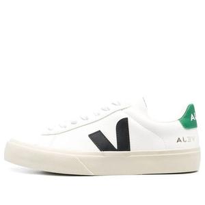 Кроссовки VEJA Campo Chromefree Leather 'White Black Emeraude' CP0503155, белый