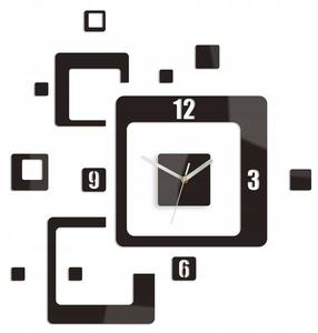 Настенные часы ModernClock Trio Wenge, 60x58x4 см, коричневый