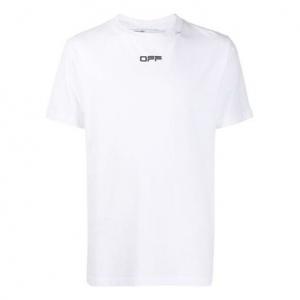 Футболка back black white painting short sleeve white Off-White, белый