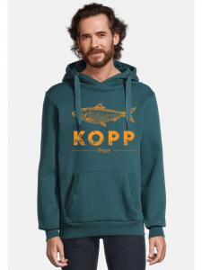 Толстовка HEFF - FISCHKOPP неонового оранжевого цвета со стрекозой Salzhaut