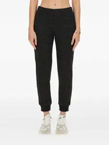 Спортивные брюки с монограммой Moschino, черный