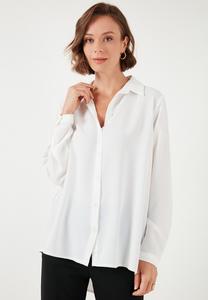 Блуза LELA Button-down blouse, Ecru/Off-White