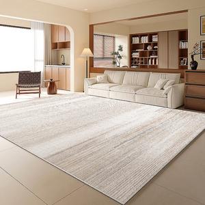 Budis Ковер 200х350 см для гостиной/спальни, светлый люкс, водостойкий, нескользящий, моющийся, Sand 02 [Zero Formaldehyde No Odor]