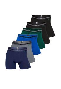 Мужские боксеры, 6 шт. в упаковке, дышащие, бамбуковая вискоза, стрейч jbs, цвет Schwarz Blau Grau