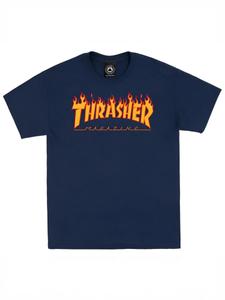 Рубашка THRASHER FLAME, темно-синий